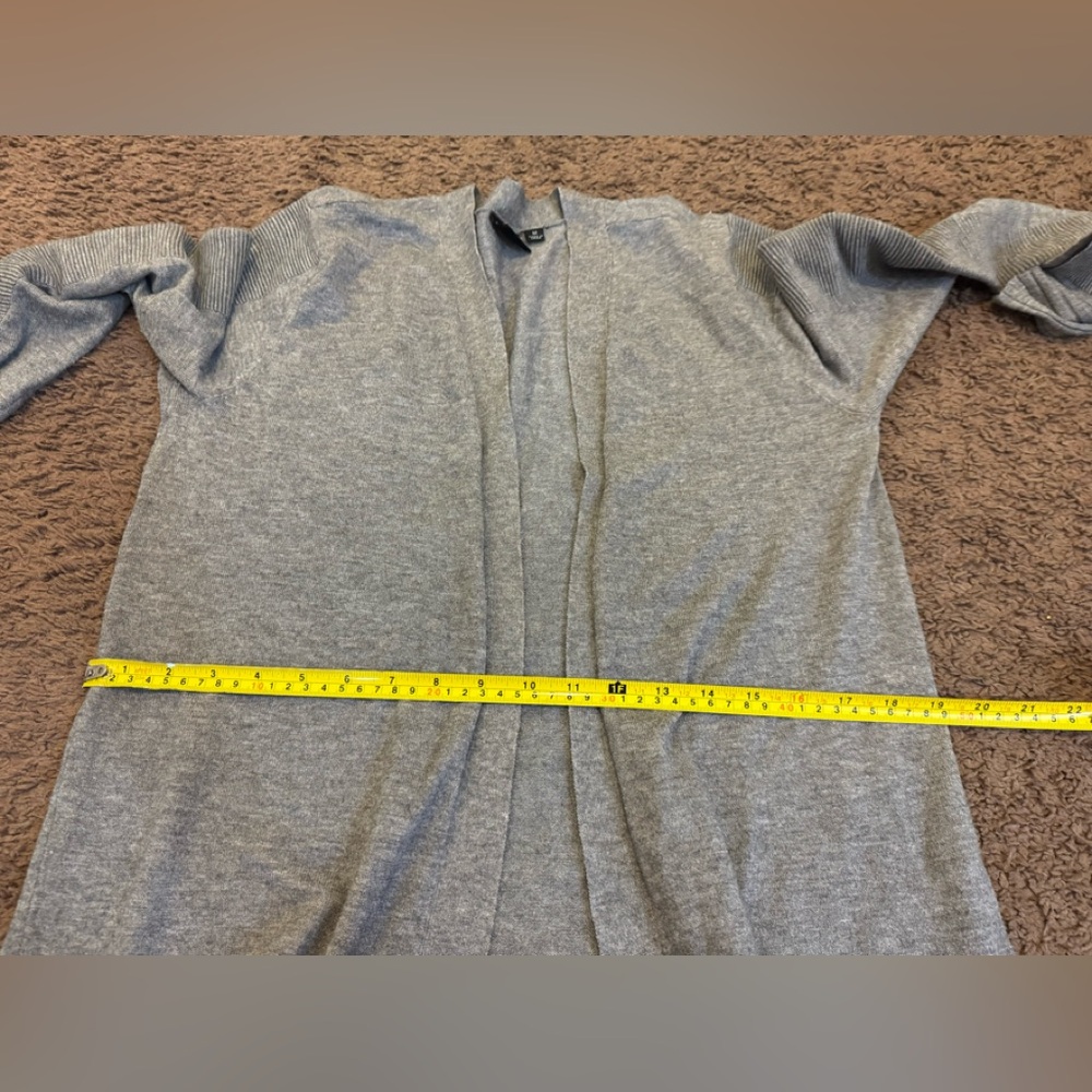 2 FOR $20 Devotion By Cyrus Gray Open Front Cardigan Sweater Longer Length M $79 - Picture 9 of 9